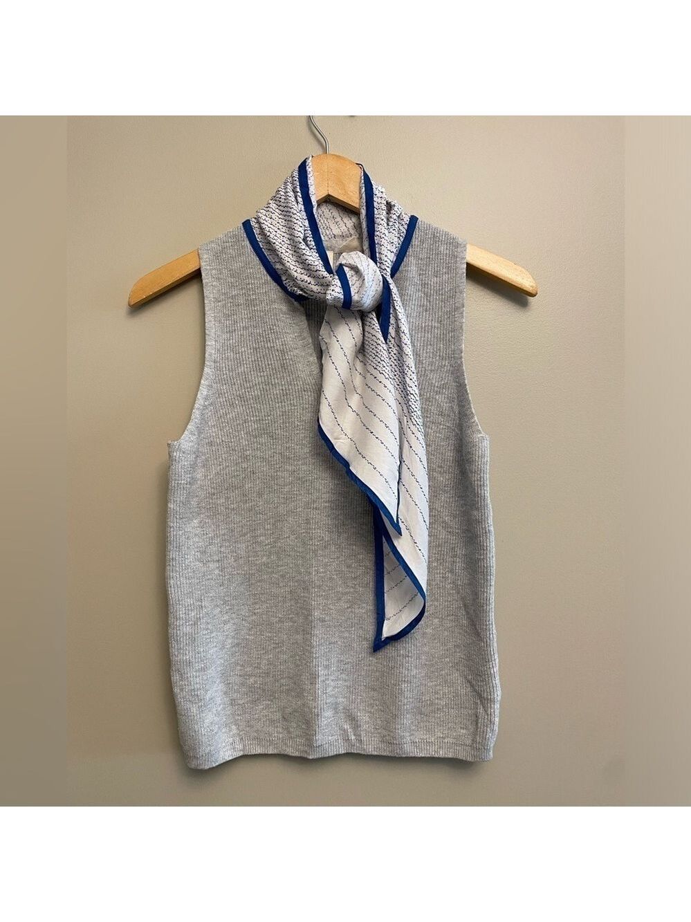 Anthropologie Moth Sleeveless Tank Scarf XS - Picture 3 of 10